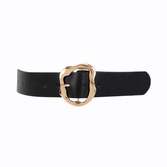 Gold Abstract Buckle Belt main image 5